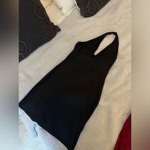 black cocktail halter dress!
